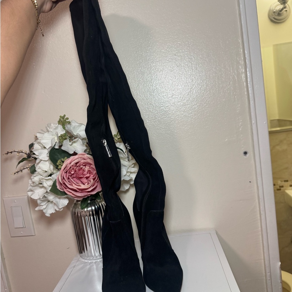 Black Over-the-Knee Boots